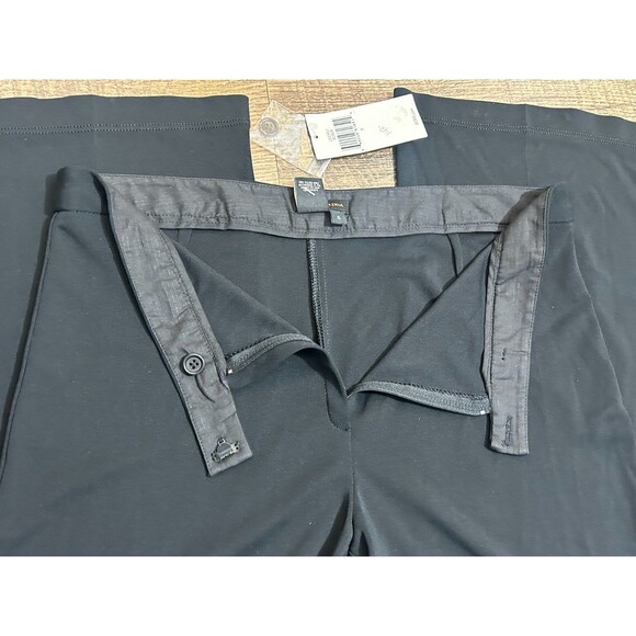 BCBGMAXAZRIA NWT Women’s Size 8 Black Straight Leg Pants Rayon Blend - Picture 7 of 9